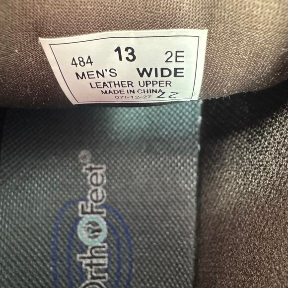 Orthofeet Highline 484 Brown Leather Boots Men's Size 13 Wide EE - Picture 7 of 9